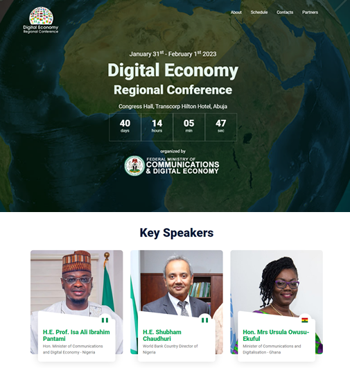 Digital Economy Regional Conference - Federal Ministry of Communications and Digital Economy